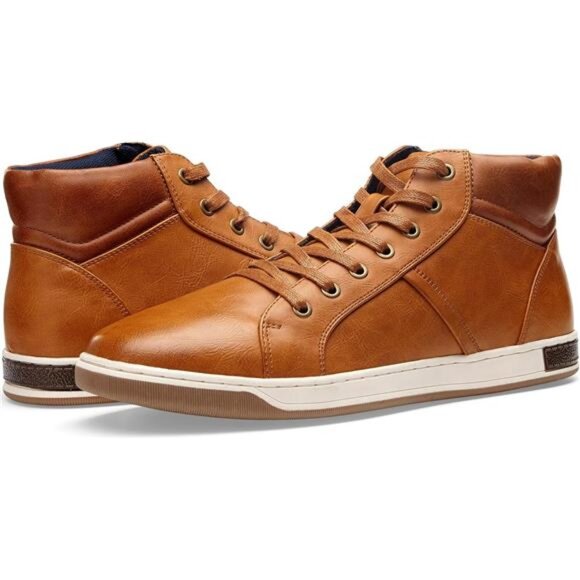 Men\'s Casual Shoes High Top Chukka Sneaker | Men Brown Boots main image 6